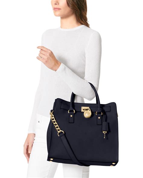 michael kors hamilton saffiano tote|michael kors large tote handbags.